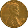 Монета. США. 1 цент 1981 год. Монетный двор D. ав