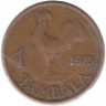 Монета. Малави. 1 тамбала 1975 год.