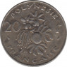 Монета. Французская Полинезия. 20 франков 1991 год. рев.
