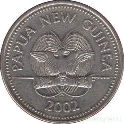 Монета. Папуа - Новая Гвинея. 10 тойя 2002 год.