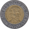 Монета. Эквадор. 1000 сукре 1996 год. ав.