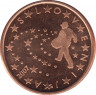  Монета. Словения. 5 центов 2007 год. ав.