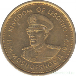 Монета. Лесото (анклав в ЮАР). 2 лисенте 1979 год.