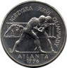 Аверс. Монета. Польша. 2 злотых 1995 год. Монета. Польша. XXVI летние Олимпийские Игры, Атланта 1996.