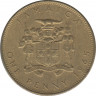Монета. Ямайка. 1 пенни 1965 год. ав.