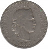 Монета. Швейцария. 20 раппенов 1885 год. ав.