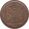 Монета. Южно-Африканская республика. 1 цент 1994 год. ав.