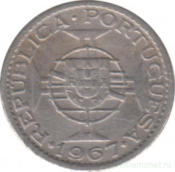 Монета. Кабо-Верде. 2.5 эскудо 1967 год.