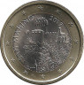 Аверс. Монета. Сан-Марино. 1 евро 2017 год.