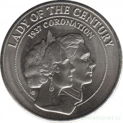 Монета. Тёркс и Кайкос. 5 крон 1997 год. 60 лет коронации Георга VI.