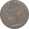 Монета. Бельгийское Конго. 50 сантимов 1925 год. "DES BELGES". рев.