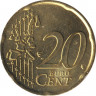  Монета. Словения. 20 центов 2007 год. рев.