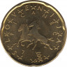  Монета. Словения. 20 центов 2007 год. ав.
