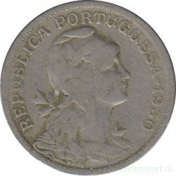 Монета. Кабо-Верде. 50 сентаво 1930 год.