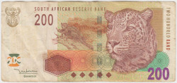 Банкнота. Южно-Африканская республика (ЮАР). 200 рандов 2005 год. Тип 132а.