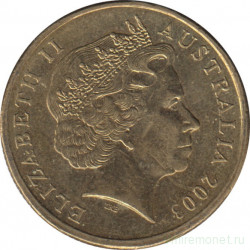 Монета. Австралия. 1 доллар 2003 год. Австралийские волонтёры.