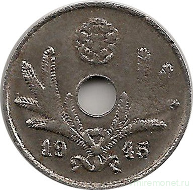 Монета. Финляндия. 10 пенни 1945 год.        