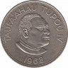 Монета. Тонга. 2 паанга 1968 год.  ав.