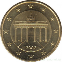 Монета. Германия. 10 центов 2002 год. (А).
