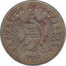 Монета. Гватемала. 10 сентаво 1986 год. Тип 2. ав.