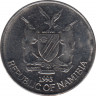 Монета. Намибия. 50 центов 1993 год. ав.