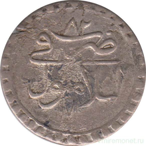 Монета. Османская империя. 10 пара 1757 (1171/82) год. Новый тип.
