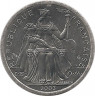 Монета. Новая Каледония. 2 франка 2003 год. ав.