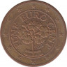 Монета. Австрия. 5 центов 2011 год. ав.