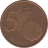 Монета. Италия. 5 центов 2008 год. рев.