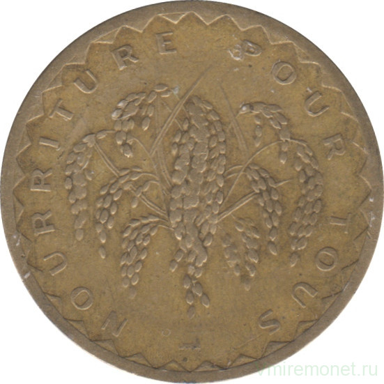 Монета. Мали. 50 франков 1977 год. ФАО.