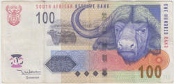 Банкнота. Южно-Африканская республика (ЮАР). 100 рандов 2005 год. Тип 131а.