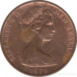 Монета. Новая Зеландия. 1 цент 1979 год.