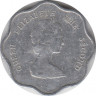 Монета. Восточные Карибские государства. 5 центов 1994 год. рев.
