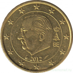 Монета. Бельгия. 10 центов 2012 год.