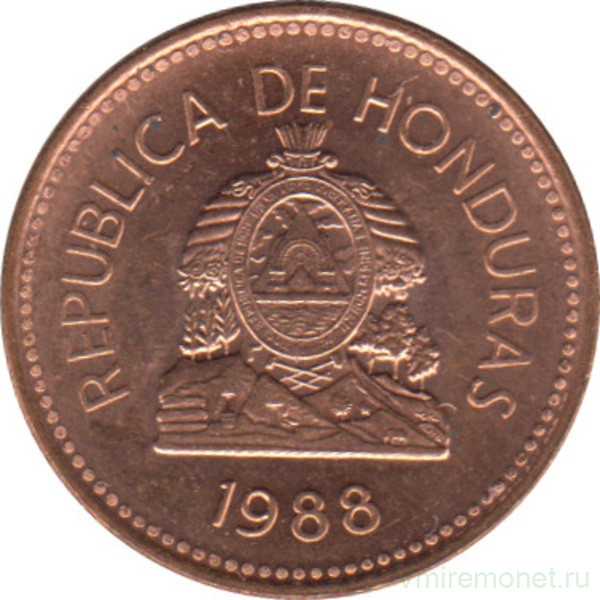 Монета. Гондурас. 1 сентаво 1988 год.