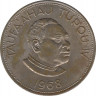 Монета. Тонга. 1 паанга 1968 год. ав.