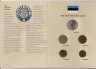 Набор монет Эстонии. Банковский набор 1992 года. 2