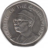 Монета. Гамбия. 1 даласи 1987 год. ав.