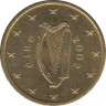 Монета. Ирландия. 50 центов 2002 год. ав.