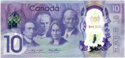 Банкнота. Канада. 10 долларов 2017 год. 150 лет Конфедерации Канада. Тип 112. 