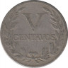 Монета. Колумбия. 5 сентаво 1946 год. Старый тип. рев.