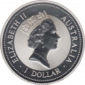 Монета. Австралия. 1 доллар 1997 год. Кукабара. рев.