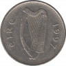 Монета. Ирландия. 10 пенсов 1997 год. ав.
