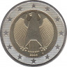 Монета. Германия. Набор евро 8 монет 2004 год. 1, 2, 5, 10, 20, 50 центов, 1, 2 евро. (J). ав.
