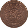 Монета. Австрия. 5 центов 2002 год. ав.