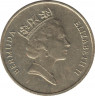 Монета. Бермудские острова. 1 доллар 1997 год. рев.