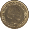 Монета. Дания. 10 крон 1993 год. ав.