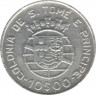 Монета. Сан-Томе и Принсипи. 10 эскудо 1939 год.