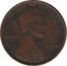  Монета. США. 1 цент 1934 год. рев.