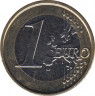 Монета. Бельгия. 1 евро 2011 год. рев.